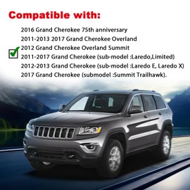 G-PLUS Front Right Fender Flare Fender Trim Compatible with Jeep Grand Cherokee 2011-2016 Wheel Arch Molding Trim