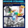 Handheld Pressurized Steam Cleaner with 11-Piece Accessory Set, Multi-Surface Steamer