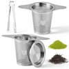 2-Pack Loose Leaf Tea Infusers, 316 Stainless Steel Strainers with
