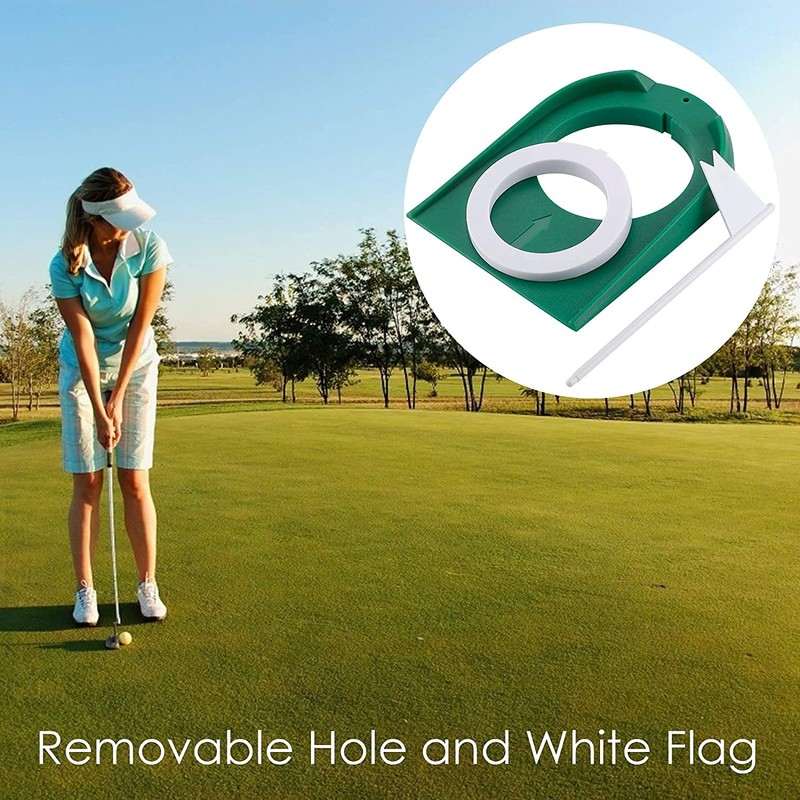 ANCLLO Golf Putting Regulation Cup Hole Flag for Men Women
