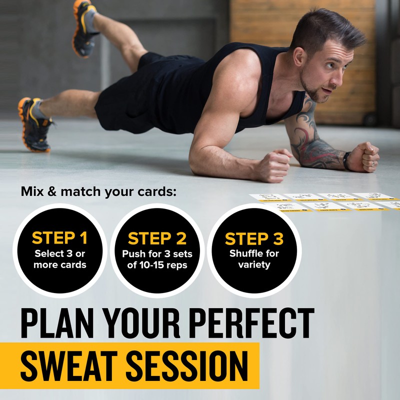 (8.9cm x 13cm , Vol 1) - Bodyweight Exercise Cards