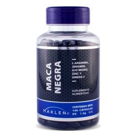 Maca Negra | Suplemento Para Hombres | 140 Softgels | Maklen Sabor Sin sabor