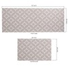 Benissimo-Modern Mats, 24”x62” + 20”x32” Set of 2 Ultra-Thin (1/10