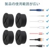 Wire Hole Cap Rubber Bushing 32mm Grommets Cable Management Desktop