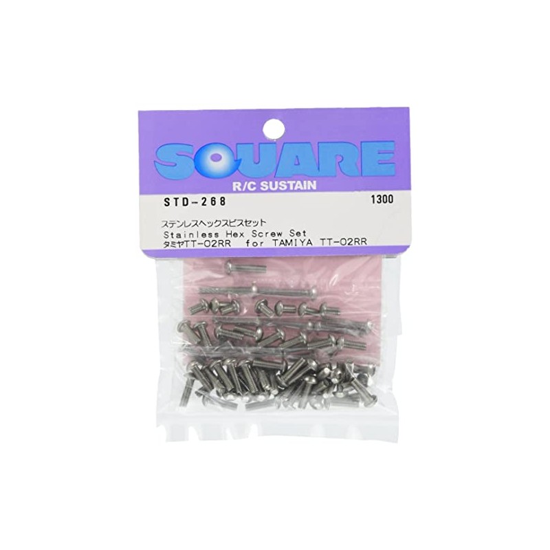 Stainless Steel Hex Screw Set for Tamiya TT02RR STD-268
