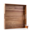 Extra Large Square Wood Tray, Generously 22" Acacia Serving Trays