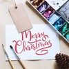 CraftStar Merry Christmas Text Stencil - Script Style Template for