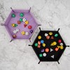 SIQUK 2 Pieces Dice Tray PU Leather Dice Trays Portable