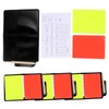 CORHAD 4sets Professional Soccer Referee Kit Includes Whistles Cards and