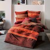 Erwin Müller Mako Satin Bed Linen Red Size 135 x