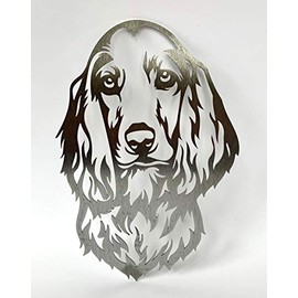 Image Industry Cocker Spaniel Dog Garden Art Sculpture/Garden Ornament/Rusty Metal Dog/Metal Garden Sculpture/Metal Art (Small 160mm x 240mm)