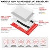 Fire Blanket Emergency for Home Kitchen - 40"x40" Fireproof Safety