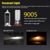 BEAMTECH 9005/HB3 Bulbs, S1 Series Fanless Fog Light 300% Brighter
