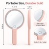 LED Makeup Mirror with Magnification – Rechargeable Lighted Vanity Mirror