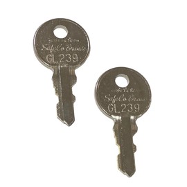 Replacement Keys for Stack-On Safes & Boxes for Key Codes GL200-GL249 2-Keys SafeCo Brands (GL208)