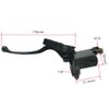 7/8" 22mm Left Hydraulic Brake Master Cylinder with Handle Lever