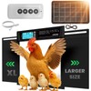 Extra Large Automatic Chicken Coop Door Solar Powered with Remote