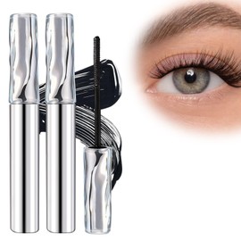 2PCS Tubing Mascara, Waterprooflong Curling Mascara, Eyelash Primer,Tubular Eyelash Prime, Natural And Non-Smudged