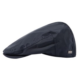 Comhats L/XL Waterproof Flat Cap for Men Peaked Rain Cap Newsboy Baker Boy Hats for Golf & Fishing, Gatsby Duckbill Caps for Shooting Walking Hunting Navy