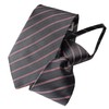 Michiko Korondon MKZP-27-C One-Touch Necktie Brand, Striped Pattern, Gift, Stylish,