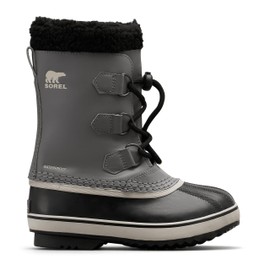 SOREL Children's Yoot Pac TP Waterproof Boot - Quarry, Black - 5