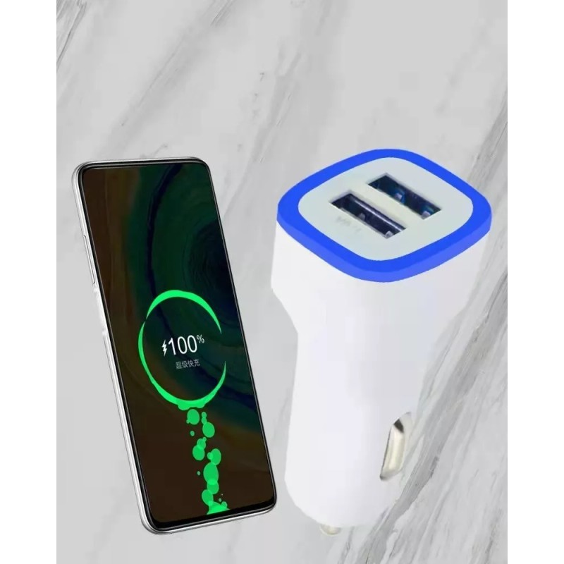 Steren Cargador Usb 5v Doble Dual Para Auto Vehículo Coche