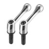 sourcing map M12 x 40mm Handle Adjustable Clamping Lever Thread