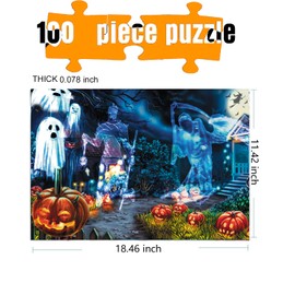 100 Piece Puzzle,Jigsaw Puzzles 100 Pieces 100 Piece Adult Children Puzzles Suitable for Adults Children (B0006 100PCS, 100 PCS)