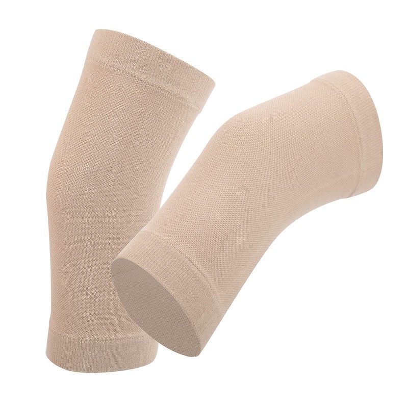 Alomejor Compression Knee Brace 2 Pack Breathable Ultra Thin Cotton