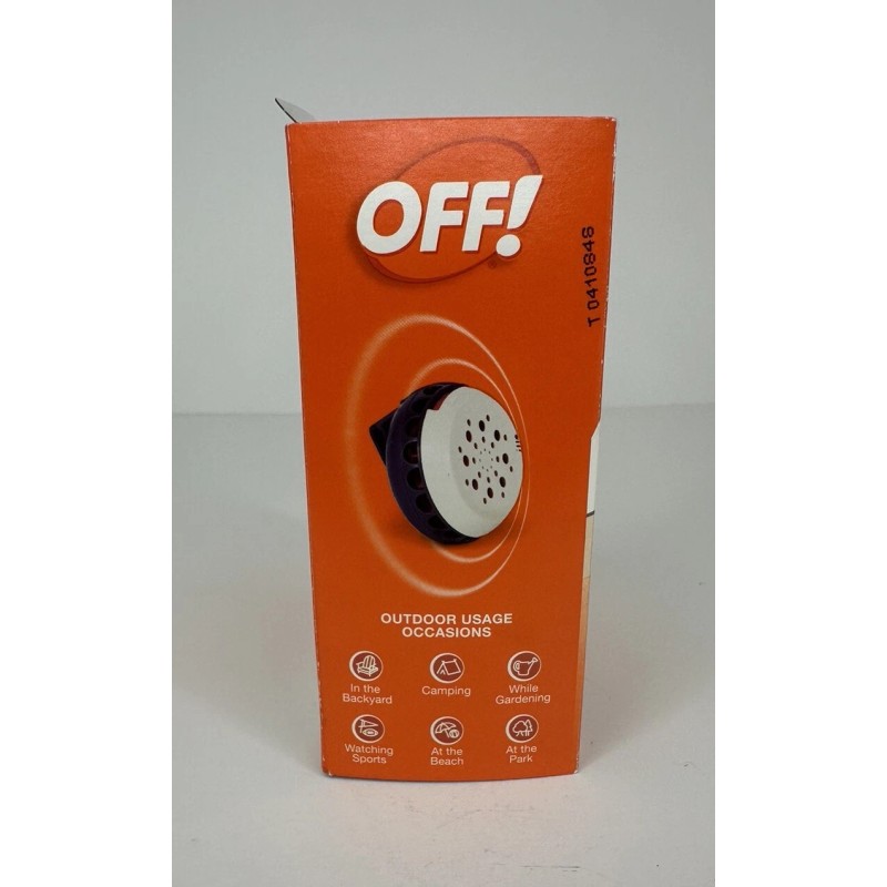 OFF! Clip-On Mosquito Repellent Fan Unit with 1 Refill, 12