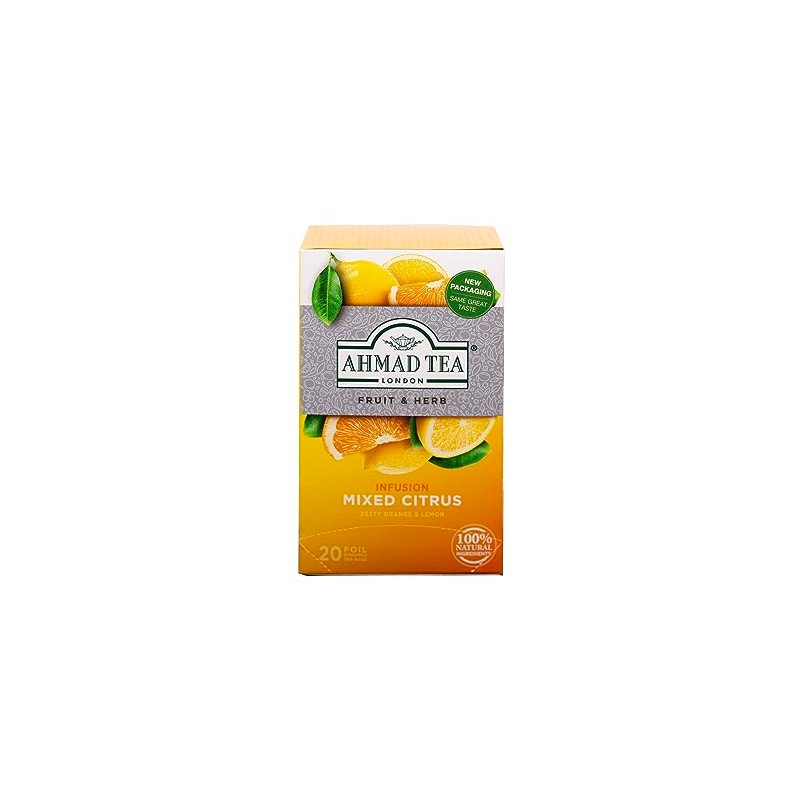Ahmad Tea, Mixed Citrus, 20 Count (Pack of 6)