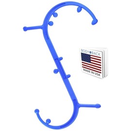 Body Back Buddy Classic USA Made Handheld Full Body Massage Cane Pressure & Trigger Point Massage Tool for Deep Tissue Pain Relief - Dual Massage Hooks for Back, Shoulder, Neck. Manual Back Massager