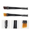 Baluue Mini Eyebrow Brush Set 6pcs Double-ended Makeup Tools for