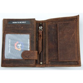 Natural Strong Genuine Leather Wallet HL Whole Made of a Leather