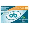 o.b. Tampons No Applicator, Fragrance-Free - 40ct | Applicator-Free Tampons