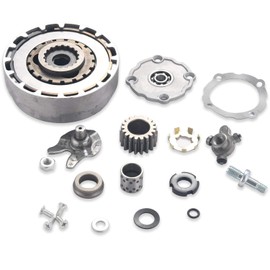 necaces Clutch Assembly 18 Teeth with Accessories For Semi Auto 50cc-125cc Engine ATV Quad Go Kart Dirt Bike