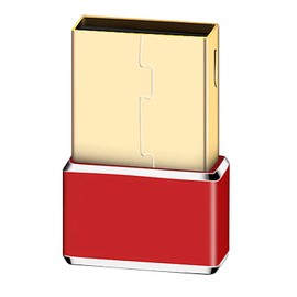 Kabber USB C to USB A Male Adapter, USB Female (Type-C) to USB 2.0 Male (Type-A) Fast Charging & Data Synchronization Adapter Connector Converter - red