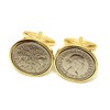 Premium 1964 Original Lucky Sixpence Coin 6D Birthday/Anniversary Cufflinks Ideal