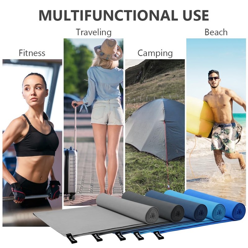 flintronic Microfibre Towel 180 x 90 cm