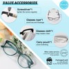 MARE AZZURO Reading Glasses Women's Round Readers +2.75 Durable Vintage