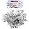 COMFORT 70 PCS ALUMINIUM Bandage Clips Metal Clasps for Various