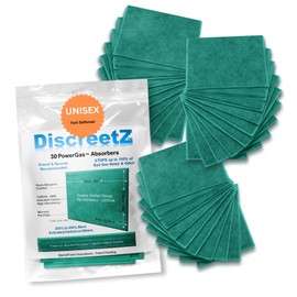 Gas Relief Pads End Odor & Sound up to 100%. Flatulence Relief Pads for Diet, Irritable Bowel Syndrome-IBS, Diverticulitis, Colitis, Crohns, IBD & Leaky Gut P-30