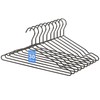 Amber Home 30 Pack 17" Strong Black Metal Wire Clothes