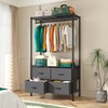 Raybee Clothes Rack with 4 Drawers and Shelves,Heavy Duty Clothing