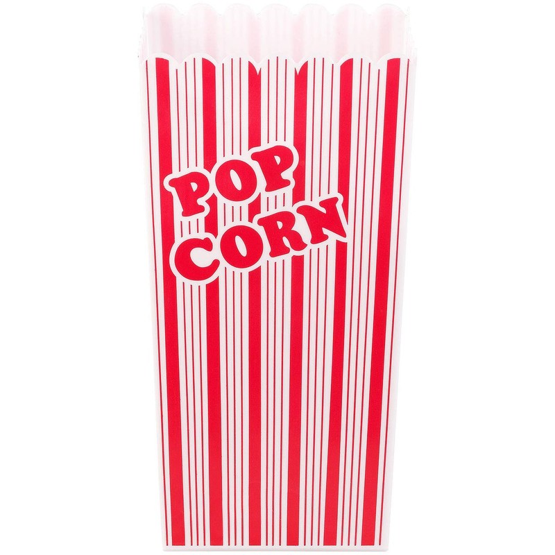 infactory Popcorn Cups: Set of 4 Reusable Popcorn Boxes, 2
