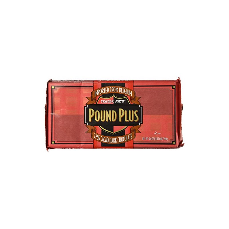Trader Joe's Pound Plus 72% Dark Chocolate 17.6 oz.
