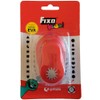 Fixo Punch with Shapes, Sun, 2.5 cm, Red, Medium