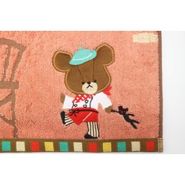 Marushin 4335006400 Bath Towel, Bear Gamojo 23.6 x 47.2 inches (60 x 120 cm), Jackie's Delicious Bread, 100% Cotton