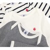 Petit Bateau Unisex Baby Striped Bodysuit with Long Sleeves (Pack