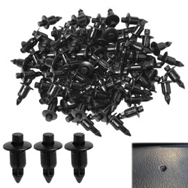 BOULESENM 50 Pcs 6mm Plastic Rivets Bicycle Trim Clips Plastic Clips Car Fixing Clips Trim Clips for Yamaha Kawasaki Suzuki